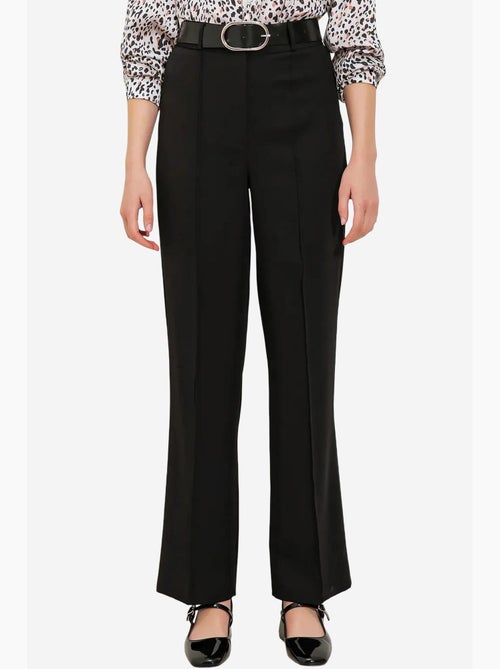 Pantalon taille haute en tissu menthe bdart - Kiabi Pantalon taille haute en tissu menthe bdart - Kiabi