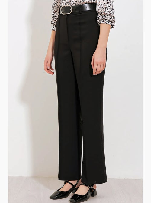 Pantalon taille haute en tissu menthe bdart - Kiabi Pantalon taille haute en tissu menthe bdart - Kiabi