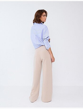Pantalon taille haute, mo fashion