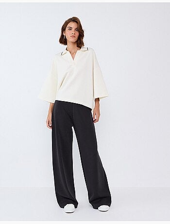 Pantalon taille haute, mo fashion