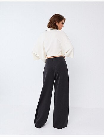 Pantalon taille haute, mo fashion