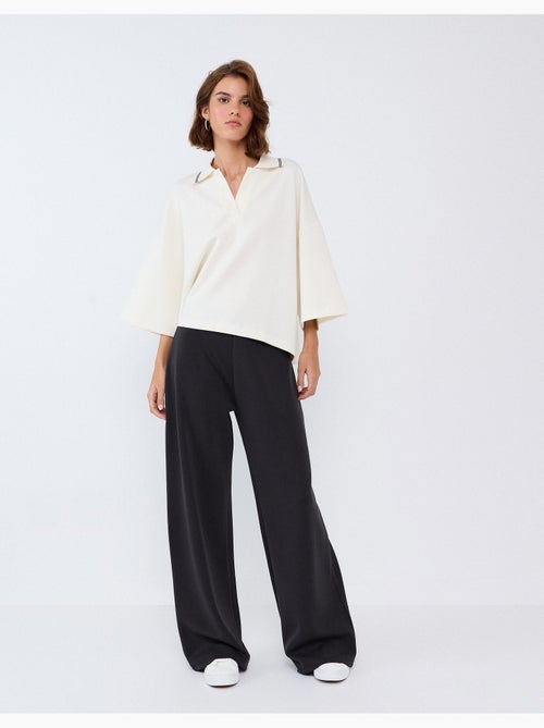 Pantalon taille haute, mo fashion - Kiabi Pantalon taille haute, mo fashion - Kiabi