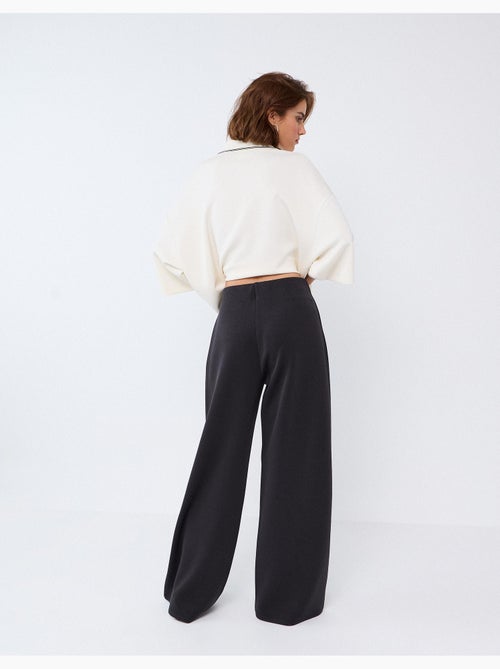 Pantalon taille haute, mo fashion - Kiabi Pantalon taille haute, mo fashion - Kiabi