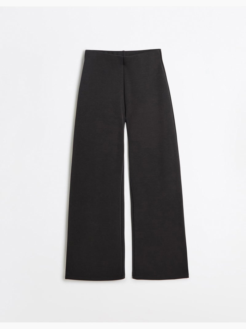 Pantalon taille haute, mo fashion Gris - Kiabi