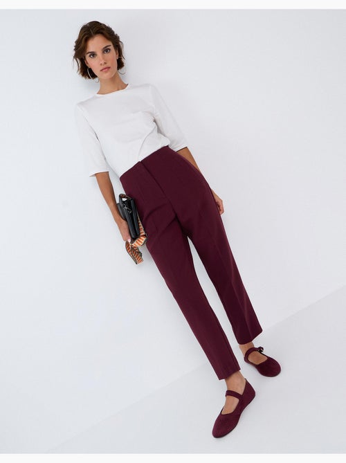 Pantalon taille haute, mo fashion - Kiabi Pantalon taille haute, mo fashion - Kiabi
