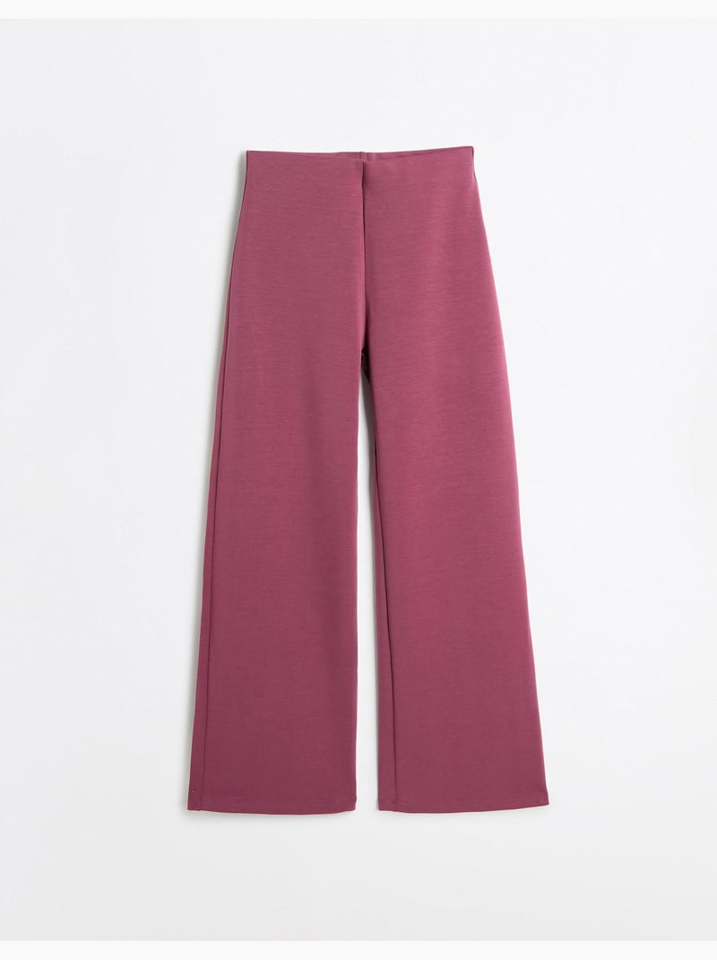 Pantalon taille haute, mo fashion Violet - Kiabi