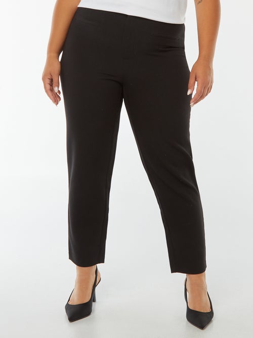 Pantalon tailleur à taille haute et coupe skinny - Kiabi