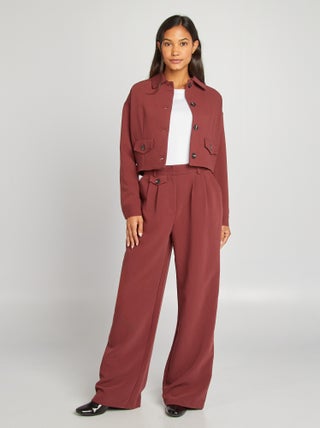 Pantalon tailleur large