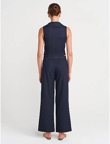 Pantalon tissé ample à taille coulissée dilvin