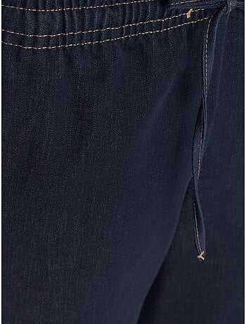 Pantalon tissé ample à taille coulissée dilvin