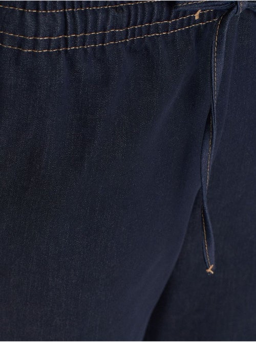 Pantalon tissé ample à taille coulissée dilvin - Kiabi Pantalon tissé ample à taille coulissée dilvin - Kiabi