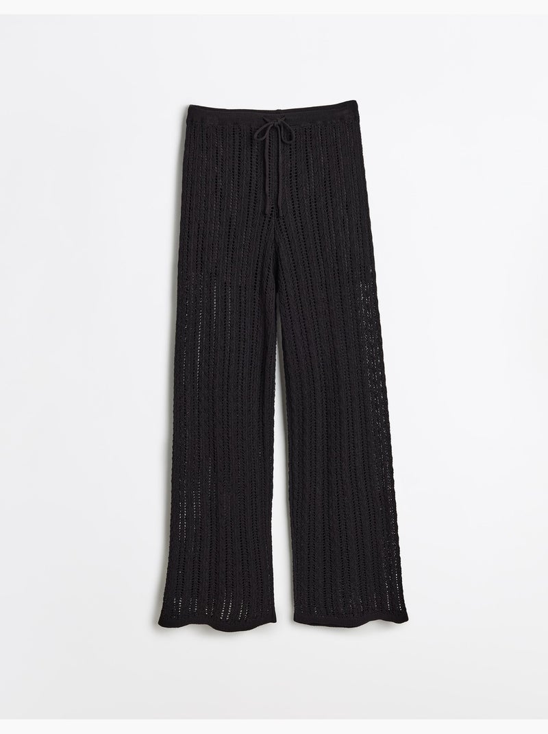 Pantalon tricoté, MO Fashion Noir - Kiabi