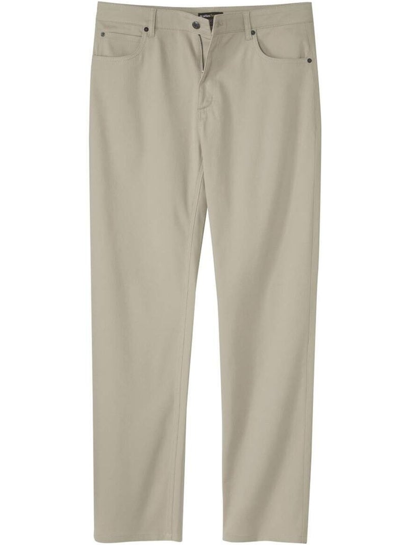 Pantalon Twill Stretch 5 Poches  - ATLAS FOR MEN Beige - Kiabi