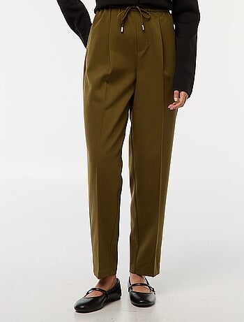 Pantalon type jogger uni