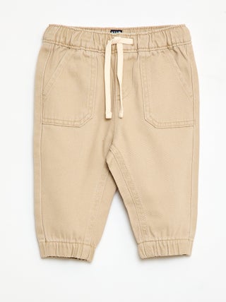Pantalon uni coupe relax fit