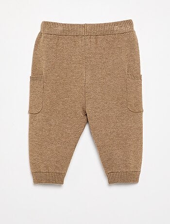 Pantalon uni en maille