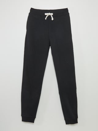 Pantalon uni en molleton