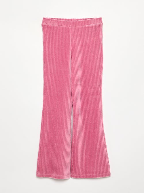 Pantalon uni en velours côtelé - Kiabi Pantalon uni en velours côtelé - Kiabi