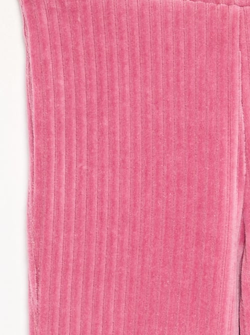Pantalon uni en velours côtelé - Kiabi Pantalon uni en velours côtelé - Kiabi