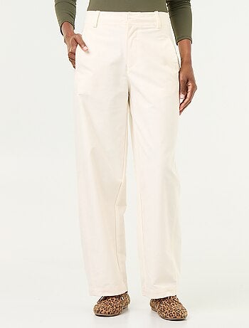 Pantalon uni forme large