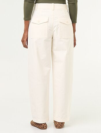 Pantalon uni forme large