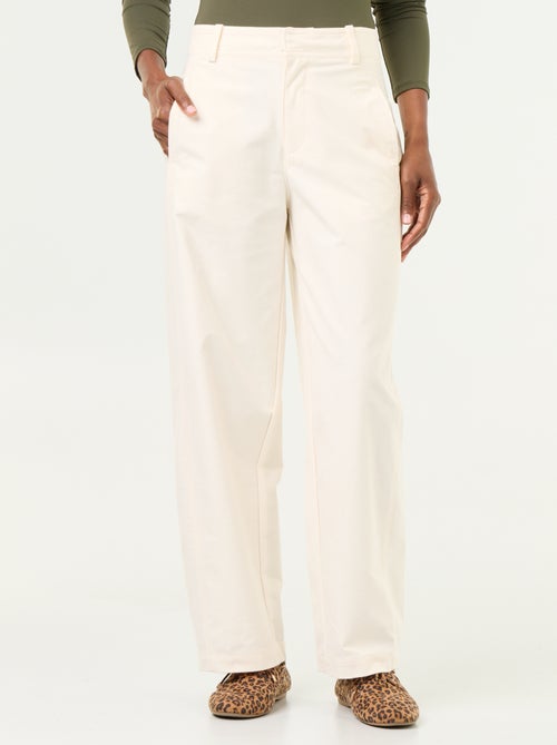 Pantalon uni forme large - Kiabi