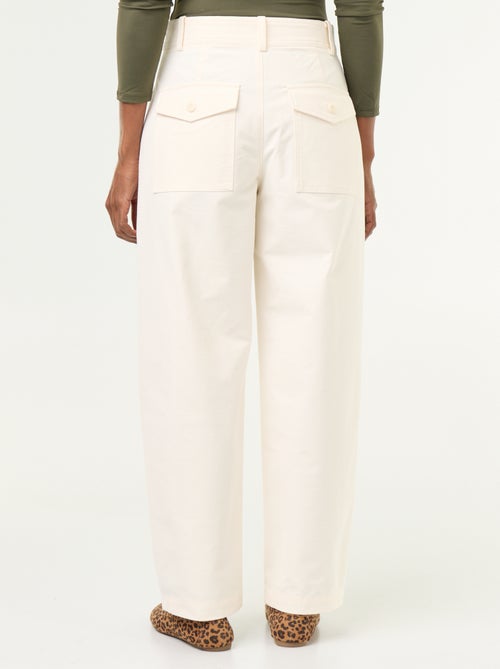 Pantalon uni forme large - Kiabi