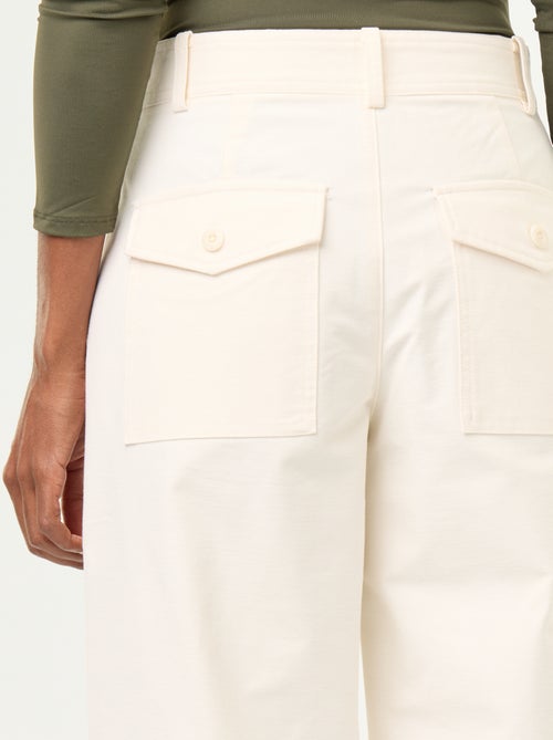 Pantalon uni forme large - Kiabi