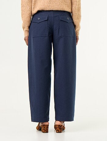 Pantalon uni forme large
