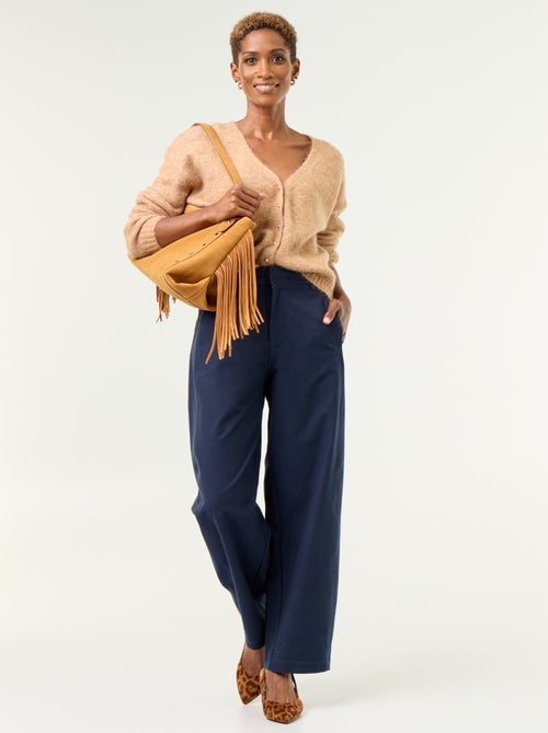 Pantalon uni forme large - Kiabi