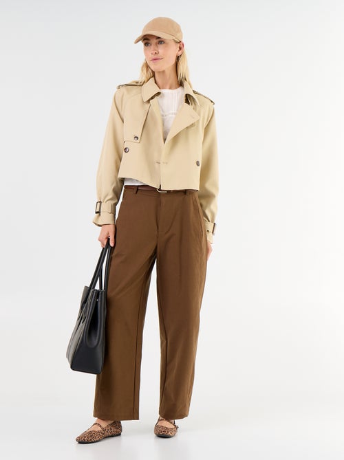 Pantalon uni forme large - Kiabi