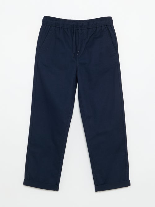 Pantalon uni léger - Kiabi
