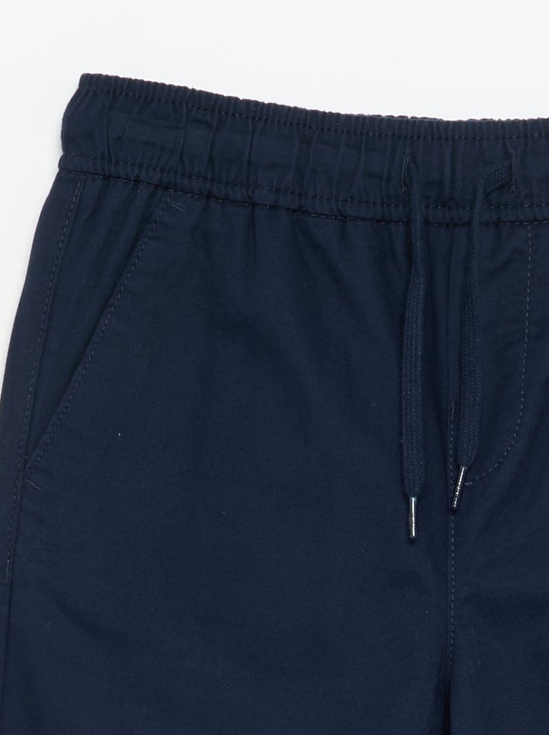 Pantalon uni léger Bleu - Kiabi