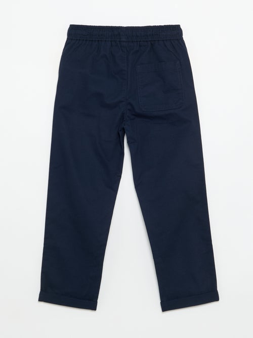 Pantalon uni léger - Kiabi