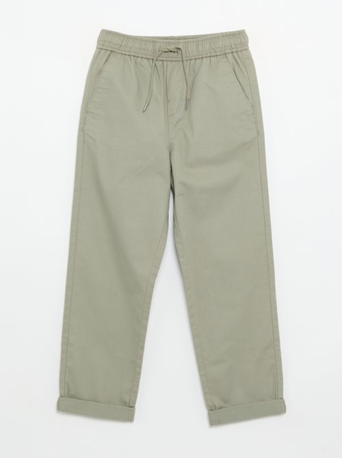Pantalon uni léger - Kiabi Pantalon uni léger - Kiabi
