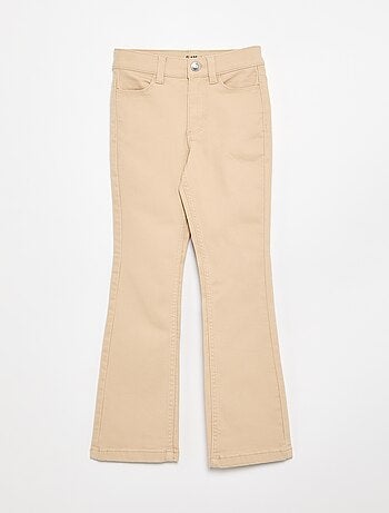 Pantalon van twill met verstelbare taille