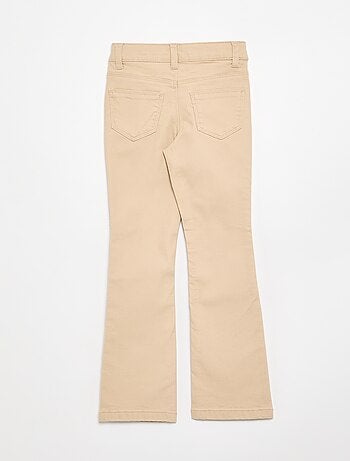Pantalon van twill met verstelbare taille