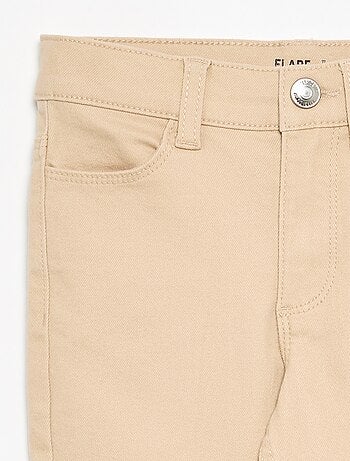 Pantalon van twill met verstelbare taille