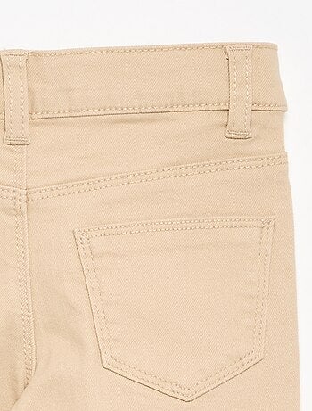 Pantalon van twill met verstelbare taille