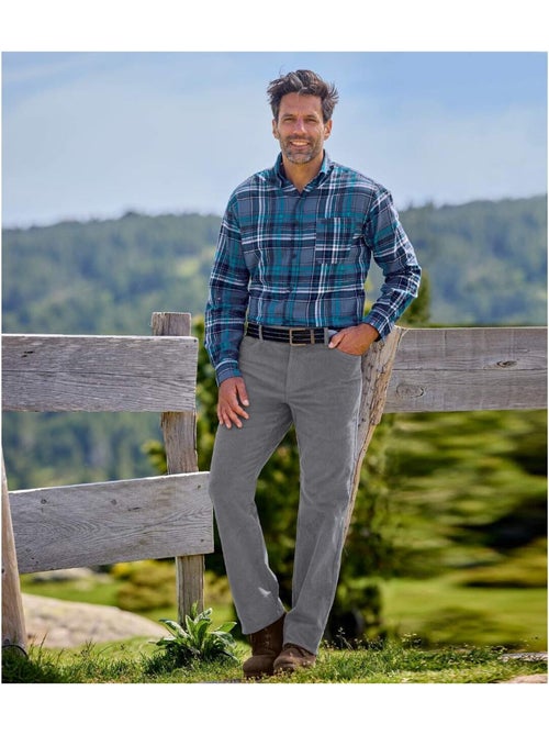 Pantalon Velours 5 Poches Stretch - ATLAS FOR MEN - Kiabi Pantalon Velours 5 Poches Stretch - ATLAS FOR MEN - Kiabi