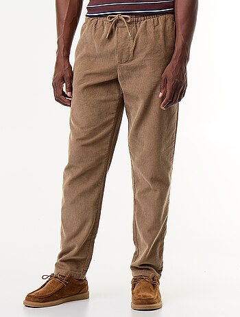 Pantalon velours côtelé