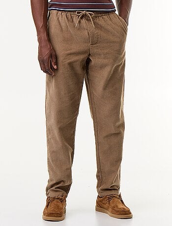 Pantalon velours côtelé
