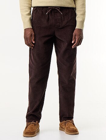 Pantalon velours côtelé