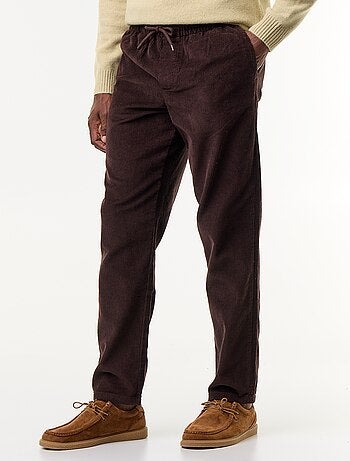 Pantalon velours côtelé