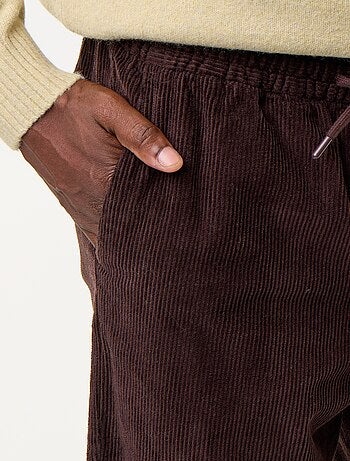 Pantalon velours côtelé