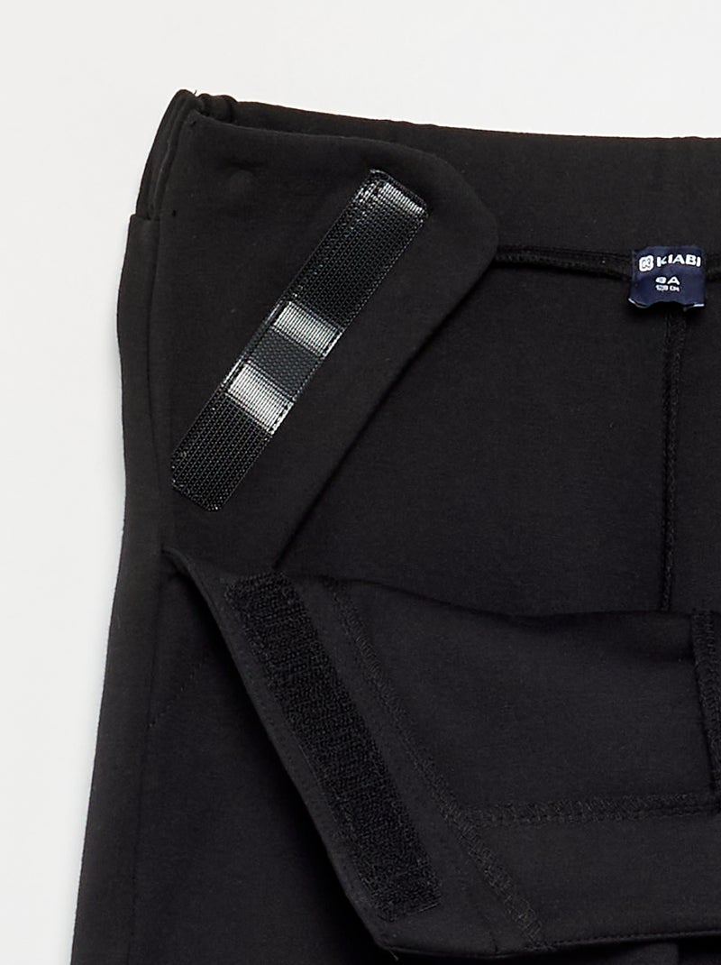 Pantalon wide fit - collection facile à enfiler Noir - Kiabi