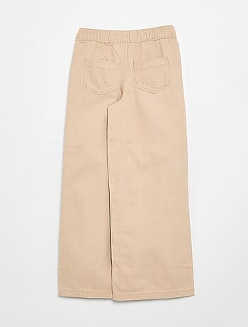 Pantalon wide leg - coupe ajustée