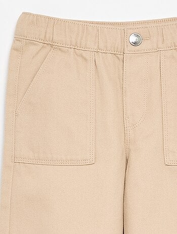 Pantalon wide leg - coupe ajustée