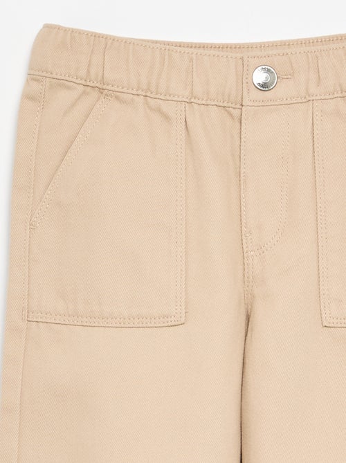 Pantalon wide leg - coupe ajustée - Kiabi