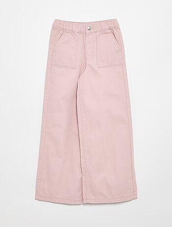 Pantalon wide leg - coupe ajustée